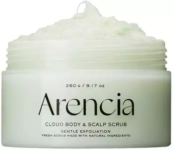 Arencia Cloud Body & Scalp Scrub Fresh Geranium & Primrose (260ml)