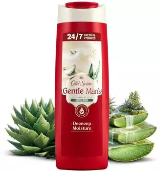 Old Spice Gentle Man’s Duschgel Aloe & Rain 400 ml
