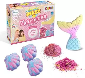 Inkee Mermazing Bath Set Viktoria Sarina, Badebomben, Badekugeln & Badesalze, Kinder (38659)