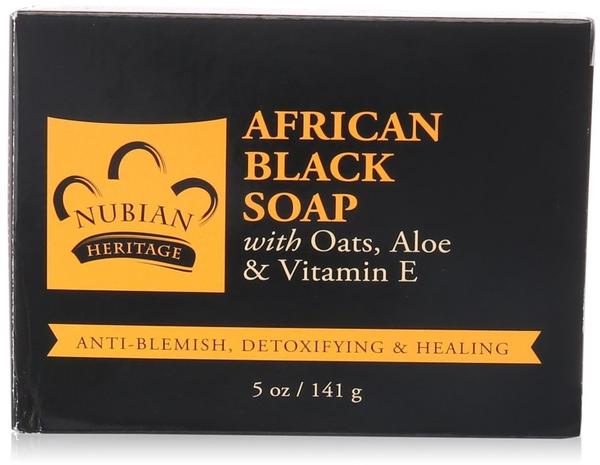 Nubian Heritage African Black Soap Schwarze Seife 141g