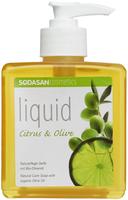 Sodasan Fl&uuml;ssigseife Citrus und Olive, 300 ml, Grundpreis: &euro; 12,03 / l