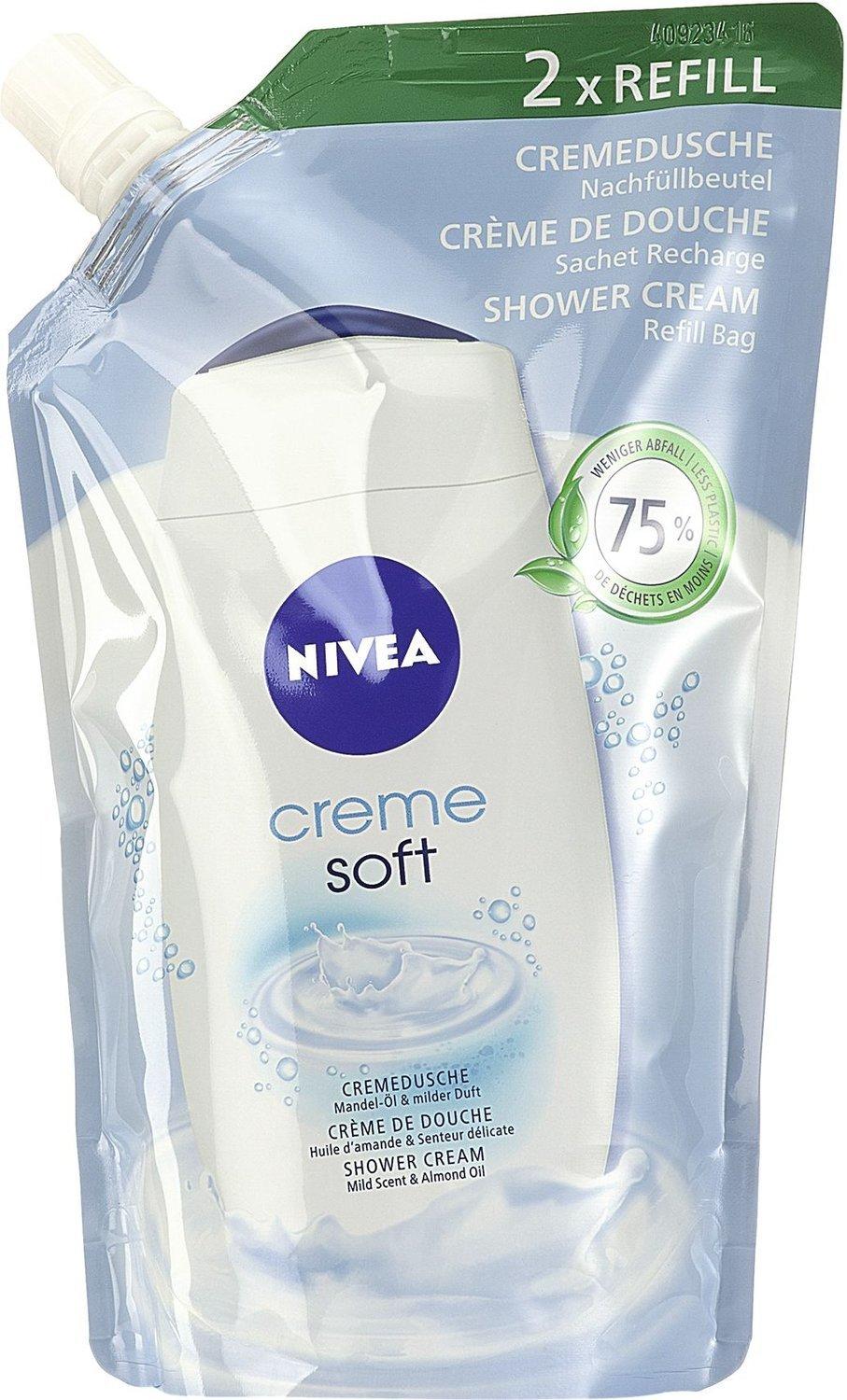 Nivea Cremedusche Creme Soft Nachfüllbeutel (500 ml) Test TOP Angebote ab  3,19 € (Mai 2023)