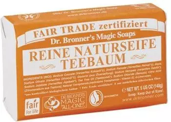 Dr. Bronner's St&uuml;ckseife Teebaum (140g)