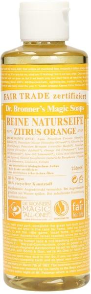 Dr. Bronner's Flüssigseife Zitrus-Orange (236ml)