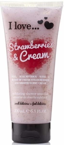I Love Cosmetics I love Strawberries & Cream Körperpeeling (200 ml)