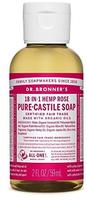 Dr. Bronner's OLRO02-DE, Dr. Bronner's 18-in-1 Naturseife Rose 60 ml