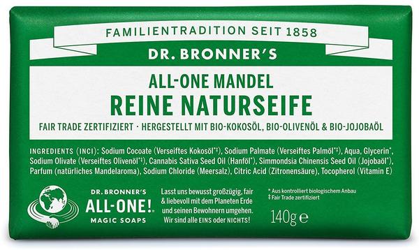 Dr. Bronner's Stückseife Mandel (140g)
