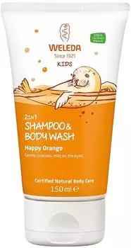 Weleda Kids 2in1 Shower & Shampoo Fruchtige Orange (150ml)