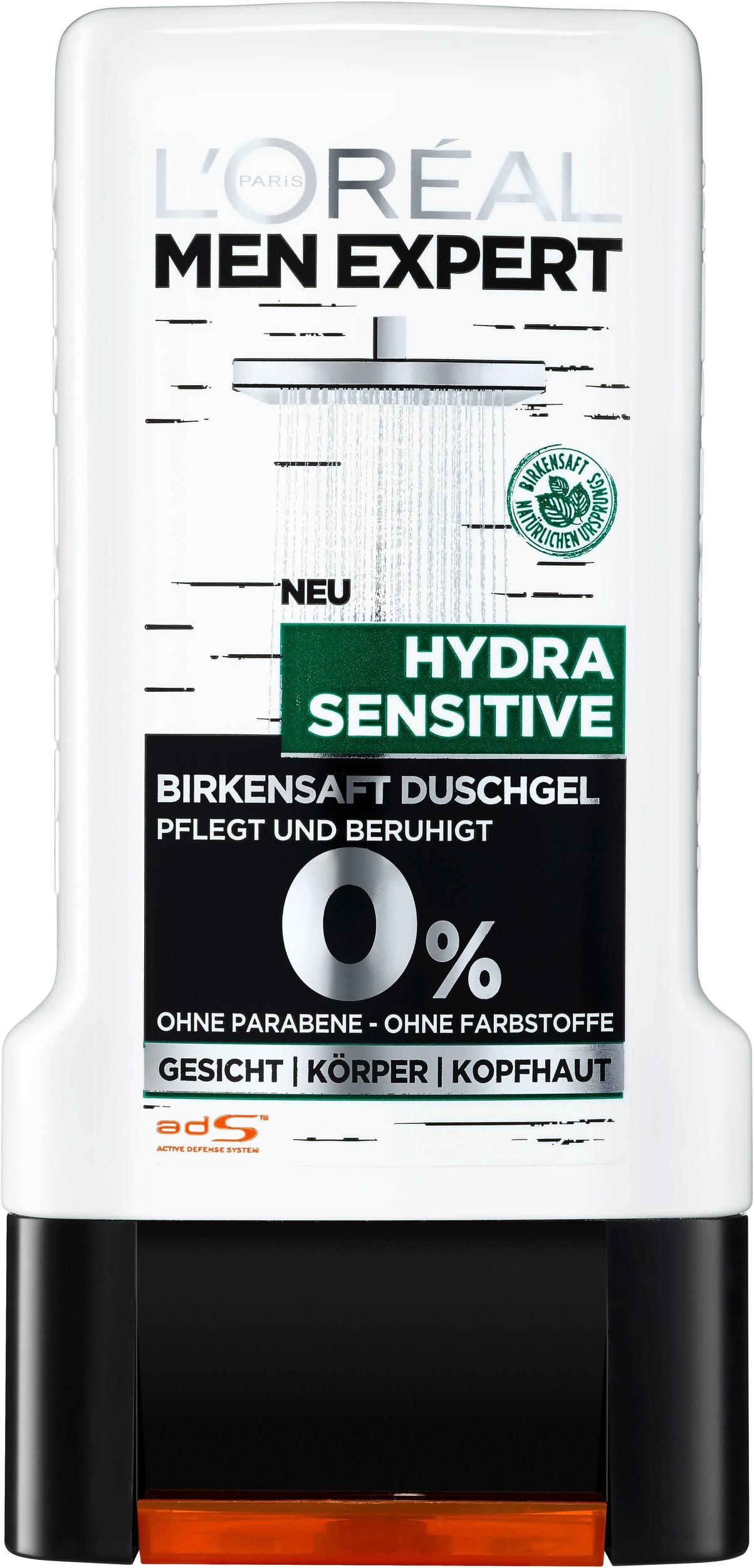 L'Oréal Men Expert Hydra Sensitive Birkensaft Duschgel (300ml) Test ❤️  Jetzt ab 2,34 € (April 2022) Testbericht.de