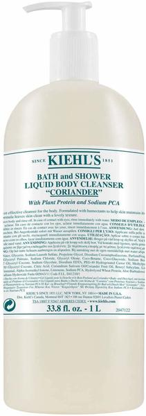 Kiehl’s Bath and Shower Liquid Body Cleanser Coriander (1000ml)