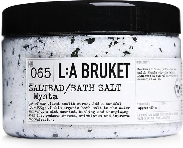 L:A Bruket Mint No. 65 Bath Salt (450g)
