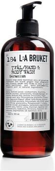L:A Bruket Geranium No. 184 Liquid Soap (450ml)
