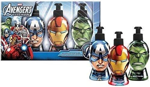 Marvel Avengers Super Helden 2in1 Shampoo & Duschgel Set (3 x 300ml)