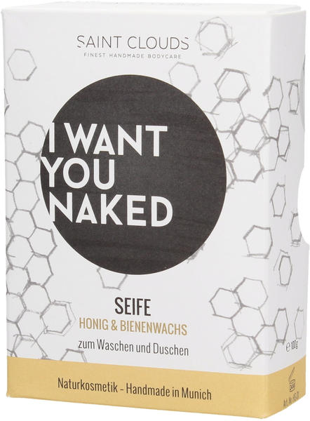 I Want You Naked Dusch-Seife Honig & Bienenwachs (100g)