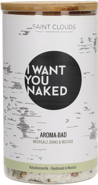 I Want You Naked Aroma-Bad Meersalz Birke & Melisse (620g)