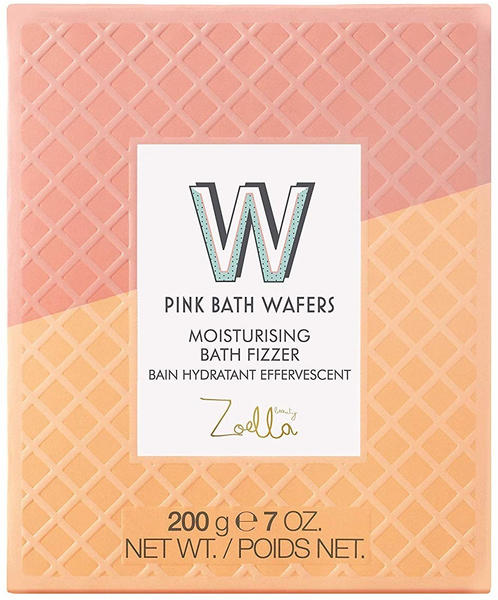 Zoella Pink Bath Wafers - Moisturising Bath Fizzer 200g