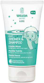 Weleda Kids 2in1 Shower & Shampoo Frische Minze (150ml)