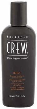 American Crew Classic 3 in 1 Shampoo, Body Wash und Conditioner (100 ml)