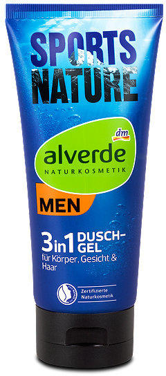 Alverde Men 3 in 1 Duschgel Sports Nature (200 ml)