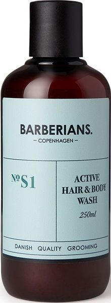 Barberians Grooming Active Hair Body Wash (250ml)