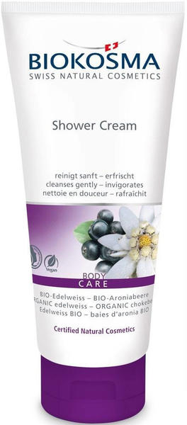 Biokosma Shower Cream Bio-Edelweiss Bio-Aroniab (200ml)