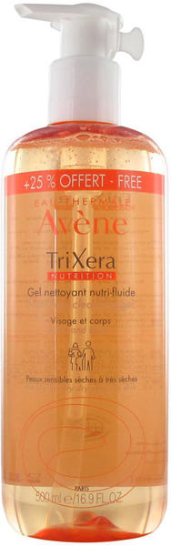 Avène TriXera Nutrition reichhaltiges Reinigungsgel 500 ml
