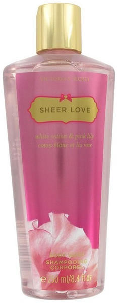 Victoria's Secret Sheer Love White Cotton & Pink Lily Duschgel (250ml)