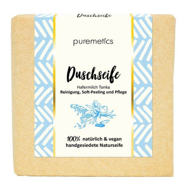 puremetics Dusch-Seife Hafermilch Tonka (100g)