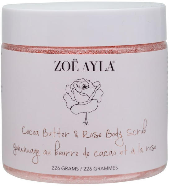 Zoë Ayla Caocoa Butter & Rose Body Scrub (226 g)