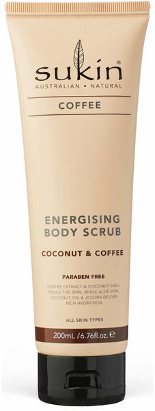 Sukin Energising Body Scrub Coffee and Cocunut 200ml