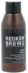 Redken Brews 3-in-1 Shampoo, Conditioner and Body Wash (50ml)