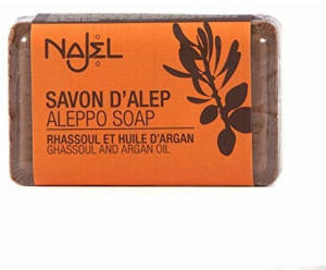 Najel Aleppo Seife mit Arganöl & Rhassoul (100g)