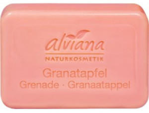 Alviana Naturkosmetik Pflanzenölseife Granatapfel (100g)