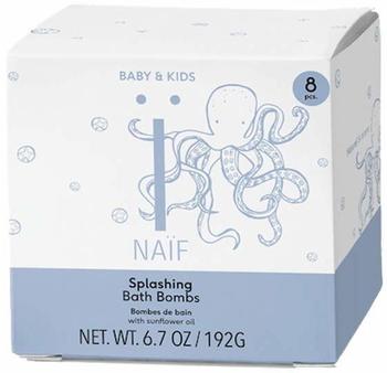 Naif NAIF Baby & Kids Splashing Bath Bombs (8 x 24g)