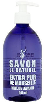 Savon Le Naturel Extra Pur Lavender Honey Marseille Soap (500ml)