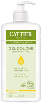 Cattier Shower Gel Matcha Tea & Yuzu (1000ml)