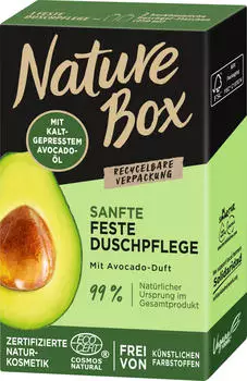 Nature Box Sanfte Feste Duschpflege mit Avocado-Duft (100 g) Nature Box Sanfte Feste Duschpflege mit Avocado-Duft (100 g)