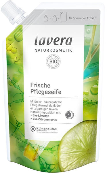 Lavera Frische Pflegeseife Bio-Limette & Bio-Zitronengras Refill (500ml)