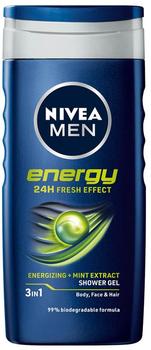 Nivea Men Energy Duschgel für Gesicht, Körper und Haare (250ml)