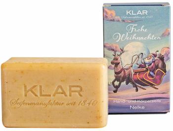 Klar Weihnachtsseife Frohe Weihnachten - Nelke