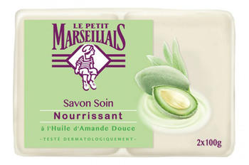 Le Petit Marseillais Feuchtigkeitsspendene Seife mit süßem Mandelöl (2x100g)