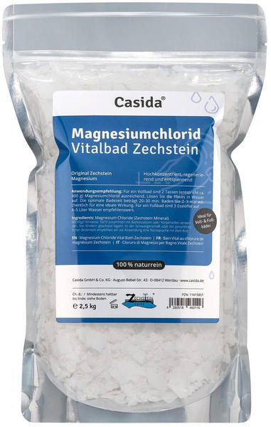 Casida Magnesiumchlorid Vitalbad Zechstein (2.5 kg)