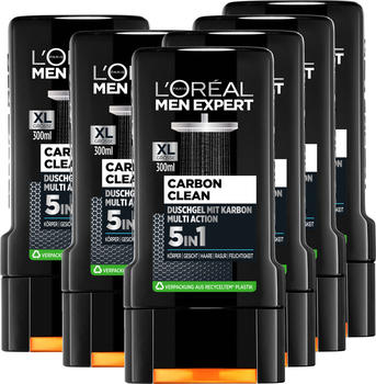 L'Oréal Men Expert Carbo Clean Karbon Showergel (6 x 300ml)