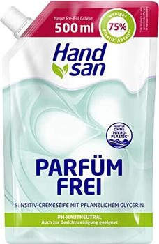 Handsan Cremeseife Sensitiv Parfümfrei (500 ml)