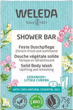 Weleda Geranium + Listea Cubeba Duschseife (75g)