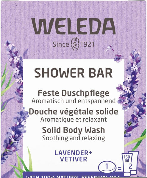Weleda Lavender + Vetiver Duschseife (75g)