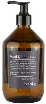 Jean & Len Hand & Body Wash Rhubarb/Raspberry (500 ml)