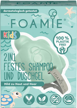 Foamie 2in1 Festes Shampoo & Duschgel Kids grün (80 g)