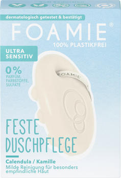 Foamie Feste Dusche Sensitive mit Calendula & Kamille (80 g)
