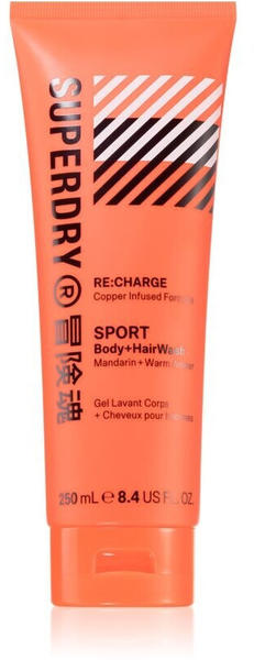 Superdry RE:charge Duschgel für Haare und Körper für Herren (250 ml)